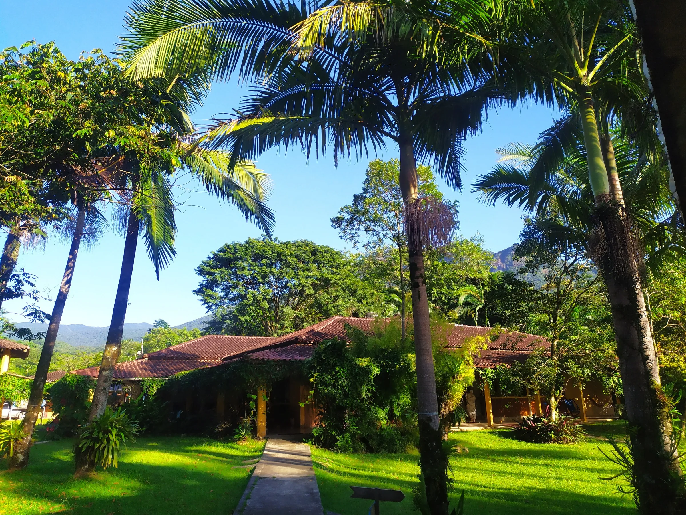 Vista aérea do Monte Crista em Garuva